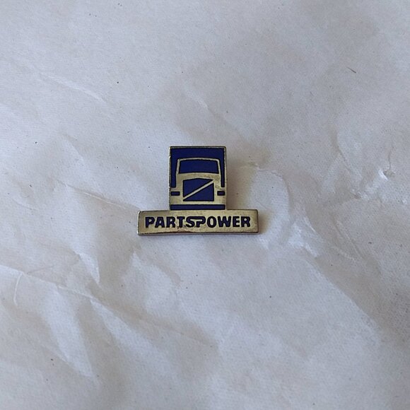 Vintage VOLVO PartsPower Hat Lapel Pin Tie Tack Truck 18 Wheeler Collectible - Picture 8 of 10